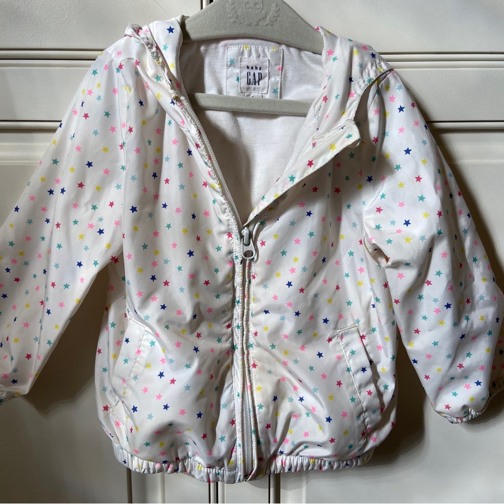 Baby Gap jersey lined Windbuster size 2
